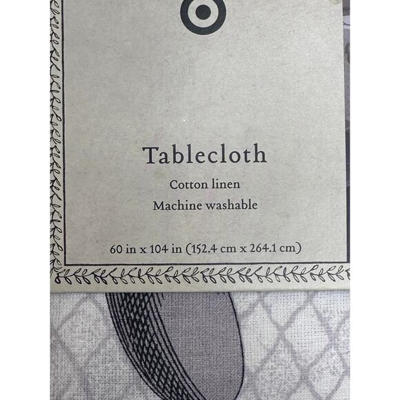 John Derian x Target Kitchen Chef Tablecloth 60” x 104” Cotton/Linen New 2024 - Picture 8 of 10